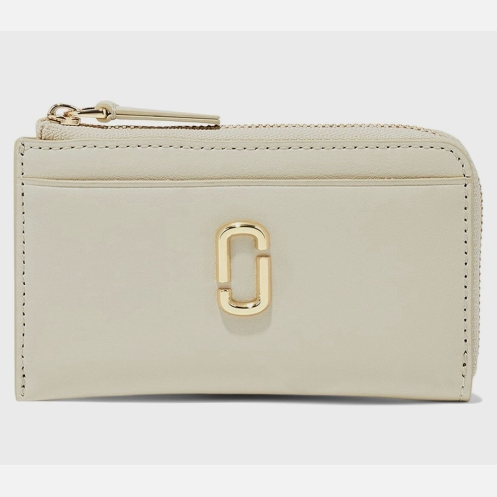 Marc Jacobs The J Marc Top Zip Multi Wallet - Cloud White
